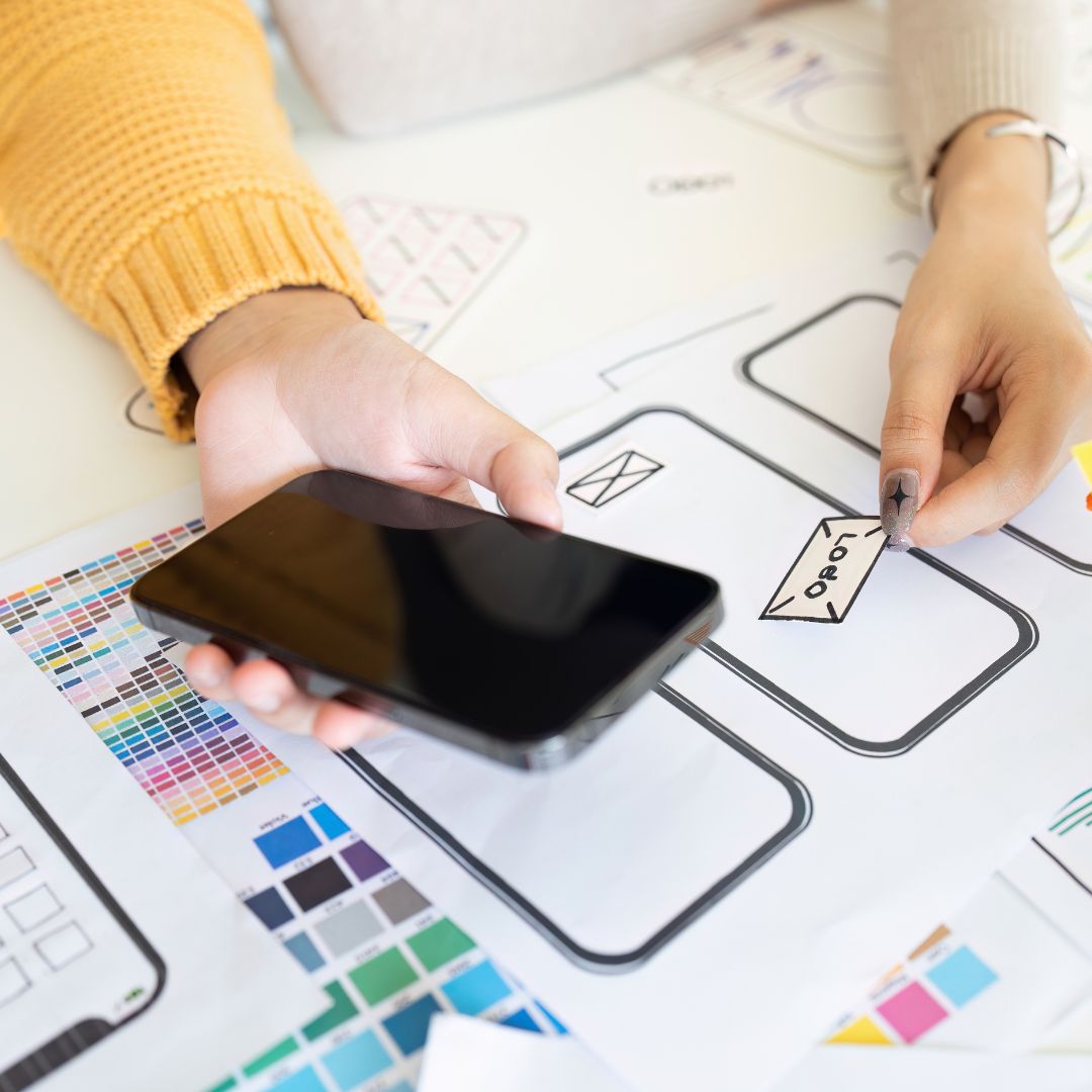Mobile app design process:  Adding email functionality.