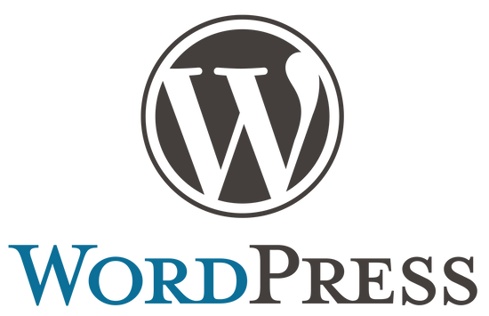 WordPress logo, showcasing Aptimized's proficiency in delivering dynamic and fully customizable website solutions.